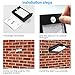 URPOWER 130 LED Solar Lights Outdoor, 1000LM 3-Head Adjustable Solar Motion Sensor Security Lights (4 Pack), Cool White (SL1001)