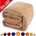Shilucheng Luxury Fleece Blanket Super Soft and Warm Fuzzy Plush Lightweight King Couch Bed Blankets - Cream