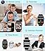 Aeifond Smart Watch - Fitness Tracker Watch Touchscreen Bluetooth Smartwatch Wrist Watch with Camera Pedometer SIM TF Card Slot Compatible Samsung Android iPhone iOS Men Kids Women (Black)