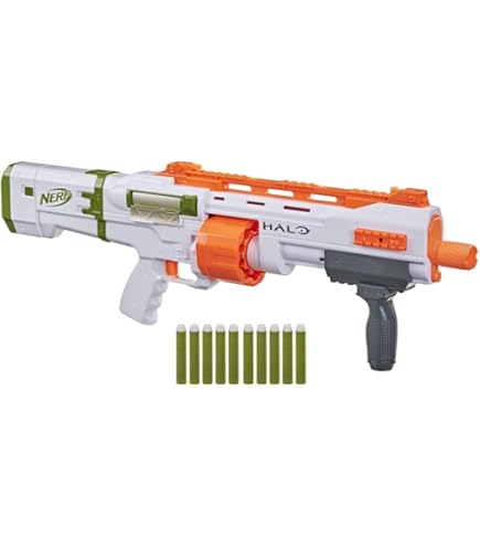 Amazon.com: Nerf Halo MA40 Motorized Dart Blaster - Includes