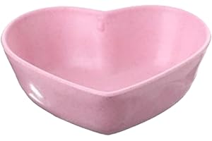 Ddewing Heart Shaped Seasoning Dish PP Plastic Small Bowl Sauce Dish for Kitchen