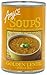 Amy's Soup, Vegan Golden Lentil Soup, Gluten Free Indian Dal, Made With Organic Red Lentils and Yellow Split Peas, Canned Soup, 14.4 Oz (12 Pack)