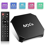 MXQ Android 6.0 TV Box U2+ 4K S905X Quard-core 1G+8G Wi-Fi Embedded