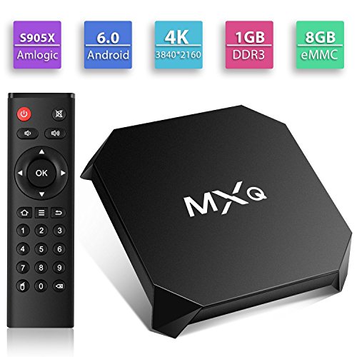 MXQ Android 6.0 TV Box U2+ 4K S905X Quard-core 1G+8G Wi-Fi Embedded