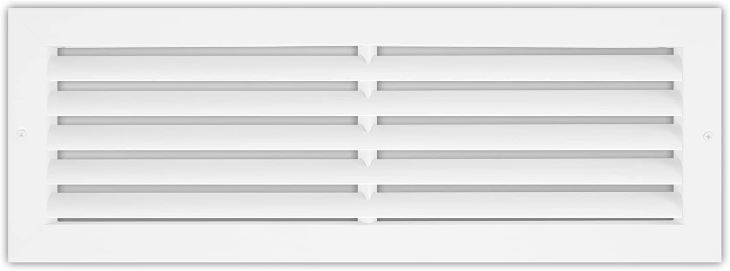 Registers, Grilles & Vents - Air 360 Vent Cover Return Air Grille – 20 x 6 Inch Transfer Grille AC Vent Cover – Durable Rustproof Aluminum Design – Optimal Air Flow – Low Noise Wall Vent for Residential, Industrial Use