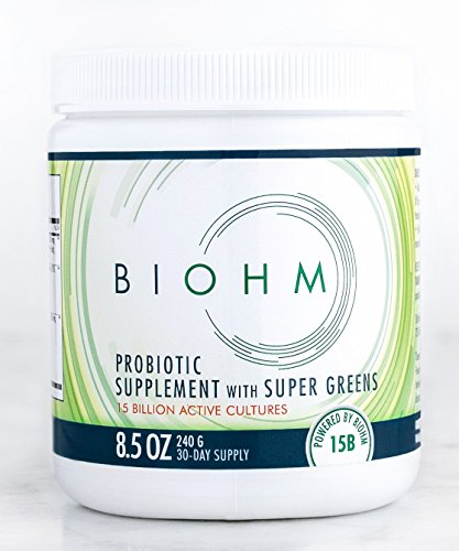 25 Percent Off 2 or More Mix n Match. BIOHM Super Greens: Probiotic Supplement with Organic Super Greens, for Digestive Health and Flora, Superfood High in Fiber Drink Mix, Powder Formula 240g 25 Percent Off 2 or More Mix n Match. BIOHM Super Greens: Probiotic Supplement with Organic Super Greens, for Digestive Health and Flora, Superfood High in Fiber Drink Mix, Powder Formula 240g