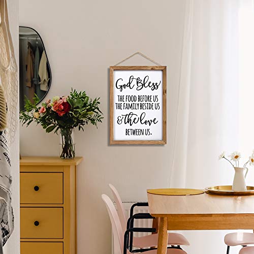 Funny Modern Farmhouse Decor Sign 2 in 1 Wash Your Hands and Say Your