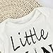 Puseky Newborn Baby Boy Girl Long Sleeve Romper and Pants and Hat Comics Clothes Outfits (0-3 Months, Green), 70cm
