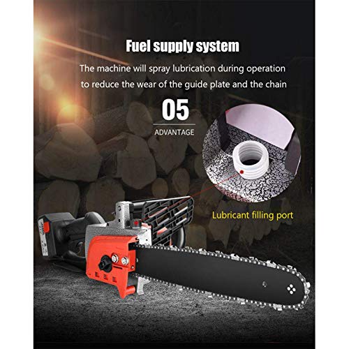 Aaaaa Elektrische Kettensäge Elektrische Säge wiederaufladbare Holzfällersäge kleine Lithiumbatterie – Bild 8