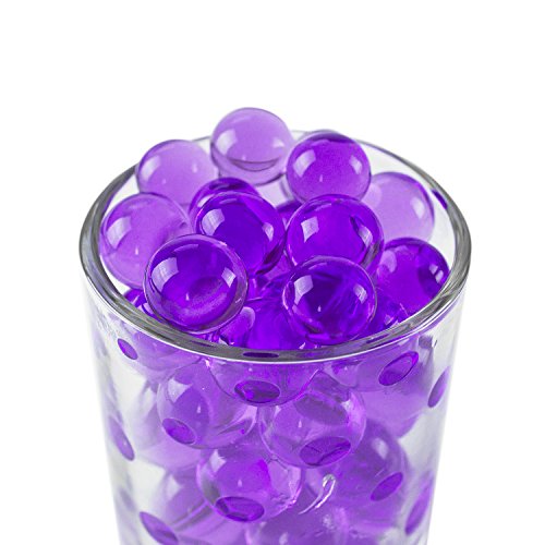 Super Z Outlet 1 Pound Bag of Purple Water Gel Pearls Beads for Vase