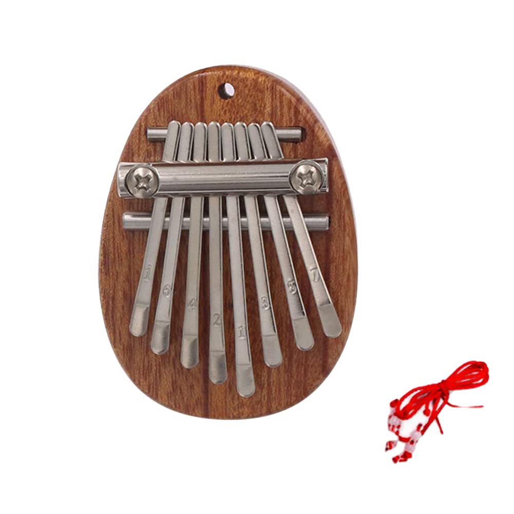 Uposao Mini Thumb Piano 8 Tones Portable Mini Portable Thumb Piano Pocket for Kid, Music Beginner, Instrument Thumb Piano