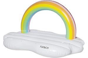 FUNBOY Giant Inflatable Pool Float Raft, Luxury, Pool Party