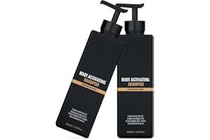 2PC Spartan Root Activator Shampoo,Hair Regrowth Conditioner Mane Strengthening Root Activating Shampoo Repair Conditioning w