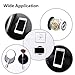 eBoot Black Anti-slip Gel Pads Sticky Cell Pads Non-slip Gel Mat Sticky Auto Gel Holder for Cellphone, Pad, Keys, 5 Packs
