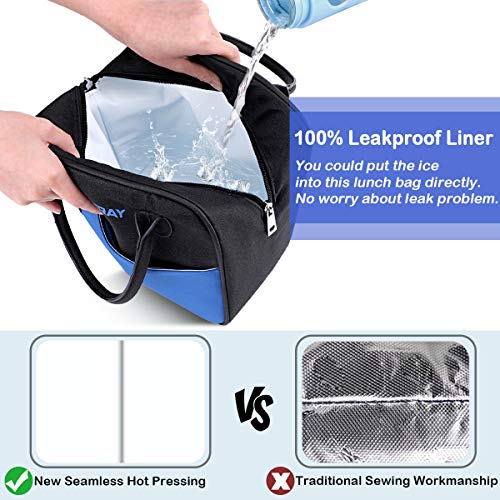 image for BALORAY Lunch Bag Leakproof Reusable Multi-functional Lunch Tote for W