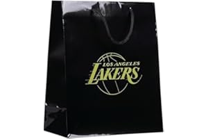 PSG NBA Los Angeles Lakers Unisex Los Angeles Lakers Gift Bag Elegant BLACKlos Angeles Lakers Gift Bag Elegant Black, Yellow, Small
