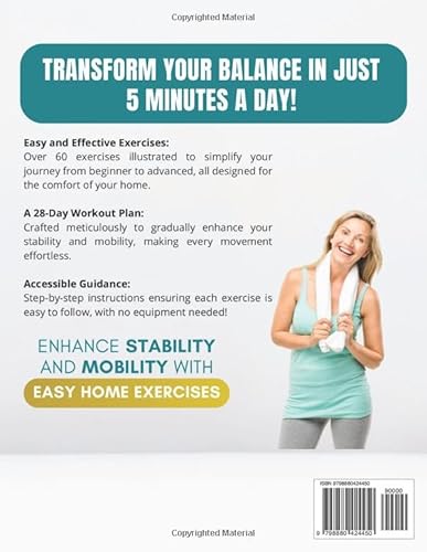 5-Minute Balance Exercises for Seniors Over 60: 28-Day Workout