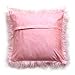 OJIA Deluxe Home Decorative Super Soft Plush Mongolian Faux Fur Throw Pillow Cover Cushion Case (24 x 24 Inch, Blush Pink)