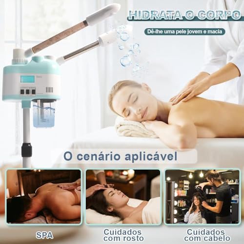 110V, Vapor Ozonizado Duozone, Vaporizador Facial, Senhora Vapor Ozônio Rosto Pulverizador Vaporizador, Máquina Spa Vaporizadora