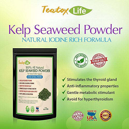 Kelp Sea Moss Powder (Ascophyllum Nodosum) Thyroid Support Iodine
