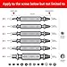 Damaged Screw Remover Set, 6 Pcs Stripped Screw Extractor, Easily Remove Stripped or Damaged Screws, Molop