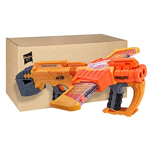 Double-Dealer-Nerf-Doomlands-Toy-Blaster-with-Two-12-Dart-Clips-24-Official-Elite-Darts-Amazon-Exclusive