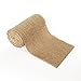 Craft Burlap Ribbon No Fray Edges 4 Inches by 10 Yards 3 Pack Wreath Ribbon