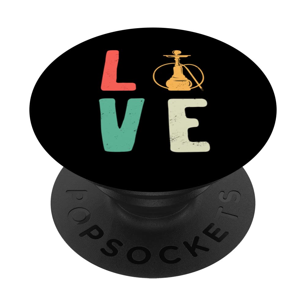 Hookah Smoking - Shisha Smoker Vaporizied Tobbaco PopSockets Swappable PopGrip