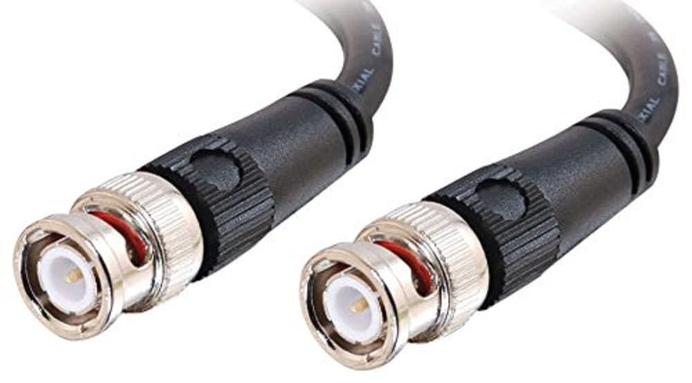 C2G 2M 75 Ohm BNC Cable, BNC Video Cable Suitable for CCTV, Broadcast, Home Theater, Surveillance Monitoring System.