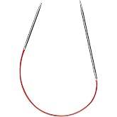 Addi 'Sockwonder' Lace Circular Needles 25cm/10, 2.5mm (US# 1), EasyKnit Rocket (EU Version) with red Cord