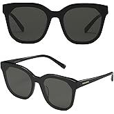GMKATEYE Oversized Sunglasses Womens, Large Square Sunglass UV Protection, Big Frame Trendy Shades