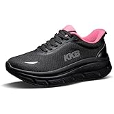 KKB Oil-Safe Grip Non Slip Work Shoes Women Slip-On Walking Shoes for Women Waterproof Sneakers for Restaurant Kitchen Nursing with Arch Fit Support Orthopedic