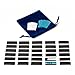 Extra Magnetic Lineup Tabs – 30 Pack Of Magnetic Label/Data Card Holders by Play Ball Situations – Includes Bonus Storage Pouch