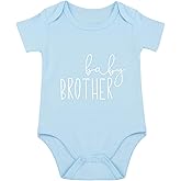 OYQA Baby Brother Bodysuit Baby Brother Newborn Outfit Boy Announcement Outfit