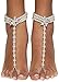 Bienvenu 2pcs Pearl Ankle Chain Bracelet Beach Wedding Foot Jewelry Barefoot Sandals Anklet Chain