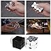 Creative Finger cube,Luxury EDC Infinity Cube Toys Mini For Stress Relief Fidget Anti Anxiety Stress Funny (1, Silver)