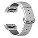 Gear S2 Watch Band, Fintie Soft Woven Nylon Lightweight Replacement Sport Strap Bands with Classic Buckle for Samsung Gear S2 SM-R720 / SM-R730 Smartwatch - White