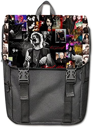 Halocow Custom My Chemical Romance Casual Shoulders Backpack unique design Black