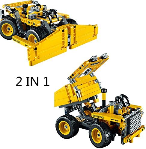 Pepperonz 3363 Transport Series Mining Truck 2 in 1 Model Building Block Sets Toys