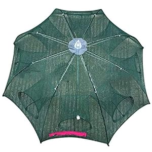 4-20 Trous Automatique Pêche De La Crevette Nette Cage Nylon Pliable Crabe Nasse Cast Catcher Crevettes Ecrevisses Cages…