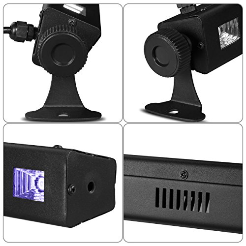 ECHTPower Black Light 27W 9LED UV Light Bar Glow in The Dark Party Supplies for Blacklight Party Birthday Wedding Stage Lighting Christmas, Disco DJ Poster Tapestry and UV Body Paint (Black UV)