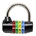 Bosvision 2.5 inches Width 4-Digit Resettable Combination Padlock with 5/16" Shackle for Gate, Lodge, Locker, Luggage. primary