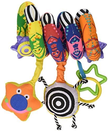Manhattan Toy Whoozit Lights and Sound Spiral Stroller and Travel Activity Toy