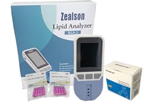 5 in 1 Lipid Test Meter Lipid Analyzer Cholesterol Test Meter Cholesterol Meter Cholesterol Analyzer Test Kit TG TC HDL LDL T