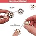 Replacement Heads for Facial Hair Remover, 18K Rose Gold Hair Remover Replacement Heads fit Electric Facial Hair Remover for Face, Leg, Armpit, Back, etc, 4 count & 1 cleaning brush