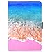 LittleMax 7 Inch Case, Lightweight Flip Folio Protective Cover PU Leather with Pencil Holder for All 7 Inch Pad or Phone - Ocean