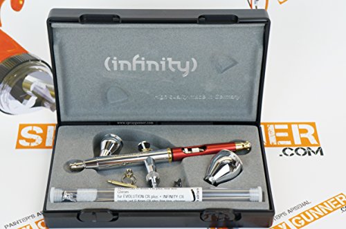 Harder & Steenbeck Infinity CR Plus 2in1 Airbrush 0.15 + 0.2mm nozzle sets. SPECIAL by SprayGunner