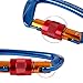 ayamaya 30kn / 3000kg Aluminum Locking Rock Climbing Carabiner D Shape Screwgate Carabiner Hook Screw Lock Carabiner Outdoor Sport Tools for Men Women (Blue- 1 Pack)