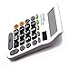 Standard Function Desktop Calculator - Handheld Calculator with Extra Large 12 Digits Display, Solar and Battery Supply