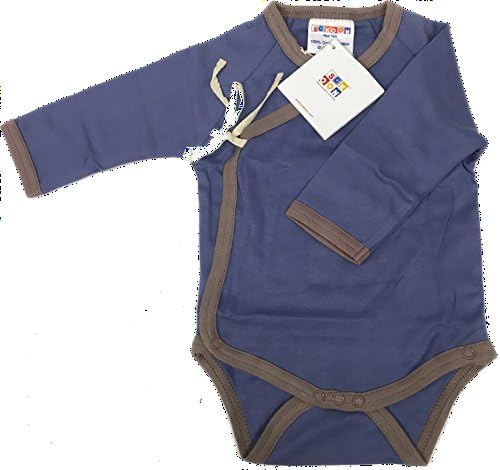 Sckoon Organic Cotton Baby Body Kimono Meditation Blue